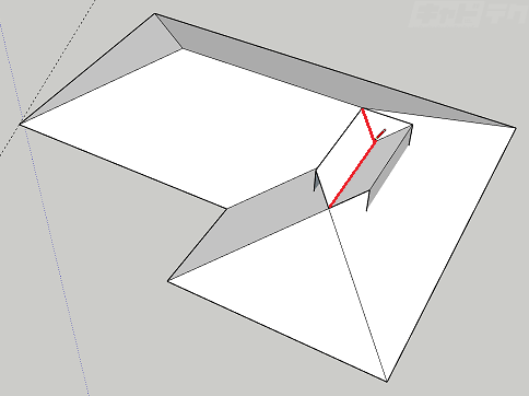 Sketchup 寄棟屋根を作成する フォローミー キャドテク アクト テクニカルサポート