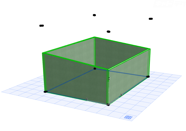 Archicad 屋根までクロップした壁を元に戻す キャドテク アクト テクニカルサポート